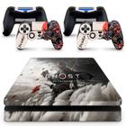 Skin Adesivo Protetor para PS4 Slim Ghost of Tsushima Jin Sakai b2