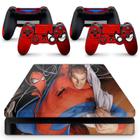 Skin Adesivo Protetor para PS4 Slim Spider-Man Homem-Aranha Homem Aranha b4