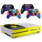 Skin Adesivo Protetor para X Box One S e Controles Cyberpunk 2077 b2