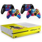 Skin Adesivo Protetor para X Box One S e Controles Cyberpunk 2077 b3