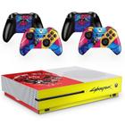 Skin Adesivo Protetor para X Box One S e Controles Cyberpunk 2077 b4