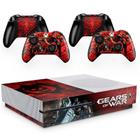 Skin Adesivo Protetor para X Box One S e Controles Gears of War b2