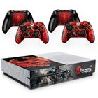 Skin Adesivo Protetor para X Box One S e Controles Gears of war B6