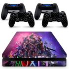 Skin Adesivo Protetor Ps4 Slim Sony Playstation Sony God Of