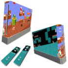 Skin Compatível Nintendo Wii Adesivo - Mario Retro