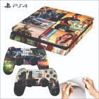 Skin Ps4 Slim Adesivo Playstation 4 Modelo Gta