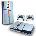 Skin PS5 Slim Adesivo Horizontal - Gran Turismo 7