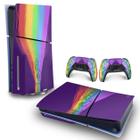 Skin PS5 Slim Adesivo Horizontal - Rainbow Colors Colorido