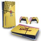 Skin PS5 Slim Adesivo Horizontal - The Simpsons