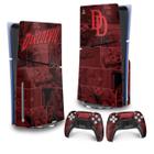 Skin PS5 Slim Adesivo Vertical - Daredevil Demolidor Comics