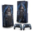 Skin PS5 Slim Adesivo Vertical - God of War Ragnarok B