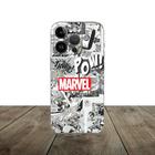 Skin Traseira Estampa MARVEL para Smartphone Apple