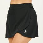 Skort Fila Flow II Feminino Preto e Prata