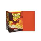 Sleeve Dragon Shield Double Matte Protetor Para Cartas Magic Pokemon - Ember - Central Acessórios