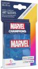 Sleeves Marvel Champions Azul 66x91mm