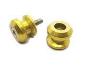 Slider Traseiro Balança Shieldmotors Rosca M8 Dourado