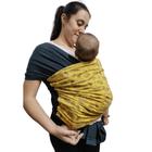 Sling 100% algodão com detalhe estampado - Ateliê de Mãe pra Mãe