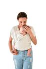 Sling Canguru Ajustável Carregador de Bebê Ergonômico Soul Mamma - Bege