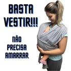 Sling De Bebe Carregador Canguru De Vestir Cores Maternidade