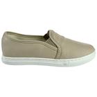 Slip-On Euro Bege Detalhe Estampa Pithon - ULLY