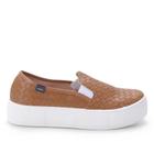 Slip On Moleca Flatform Tressê Feminino