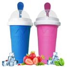 Slushy Cup REGNBUE Magic Slushy Maker Squeeze Cup 2 peças azul+vermelho