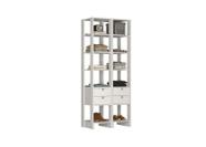 Small closet yes com 4 gavetas e 10 prateleiras - branco - Nova Mobile