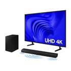 Smart Big TV 75" UHD 4K 75DU7700 2024 + Soundbar HW-B550 - Samsung