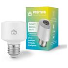 Smart Bocal Wi-fi Positivo Soquete E27 100w Branco Compatível com Alexa Bivolt 