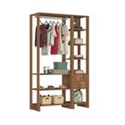 Smart Closet Yes Com Cabideiro 2 Gavetas e 8 Prateleiras Nova Mobile