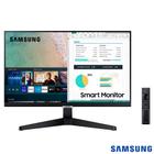 Smart Monitor Samsung 24" Fhd Plataforma Tizen Tap View Hdmi Bluetooth Hdr Preto Serie M5 - LS24AM506NLMZD