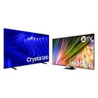 Smart Super Big TV 98" Crystal UHD 4K 98DU9000 2024 + AI TV 55" Neo QLED 4K 55QN85D 2024