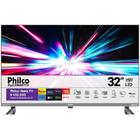 Smart tv 32" philco ptv32k34rkgb roku tv led dolby audio