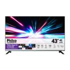 Smart TV 43” Philco 4K PTV43G70R2CSGBL Roku Led Dolby Audio
