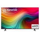 Smart TV 4K LG NanoCell 55" Polegadas 55NANO80TSA, Processador a5 Ger7 AI, Alexa, Controle Smart Magic e Wi-Fi