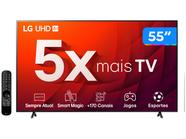 Smart TV 55” 4K UHD LED LG 55UR8750 - Wi-Fi Bluetooth Alexa 3 HDMI IA
