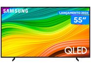 Smart TV 55" 4K UHD QLED Samsung QN55Q60DAGXZD VA Wi-Fi Bluetooth com Alexa 3 HDMI 2 USB