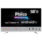 Smart TV 58" LCD LED Philco PTV58GAGSKSBL 4K UHD, com Wi-Fi, com 3 USB, 3 HDMI, 50/60Hz