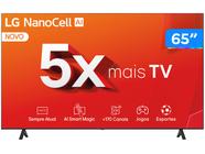 Smart TV 65" 4K NanoCell LG 65NANO80TSA WebOS 24 Processador α5 Ger7 Wi-Fi Bluetooth com Alexa 3 HDMI 2 USB