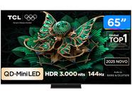 Smart TV 65" TCL 4K UHD MiniLED 65C7K 144Hz Google TV AiPQ Pro Google Assistente 4 HDMI