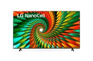 Smart TV 75" 4K LG NanoCell 75NANO77SRA Bluetooth ThinQ AI Alexa Google Assistente Airplay 3 HDMIs