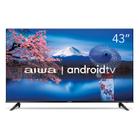 Smart TV AIWA 43” Android Full HD Borda Ultrafina HDR10 Dolby Áudio AWS-TV-43-BL-02-A