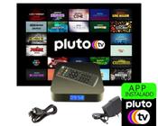 Smart Tv Box Streaming Android Tv Com Pluto TV, Netflix, Youtube