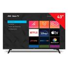 Smart TV LED 43" AOC 43S5135/78G,Full HD com Wi-Fi,1 USB,3 HDMI,Controle Remoto com Atalhos,Miracast,60Hz