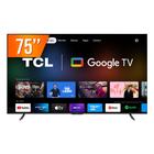 Smart TV LED 75" Google TV Ultra HD 4K TCL P735 Comando de Voz HDR 3 HDMI 2 USB Wi-Fi Bluetooth