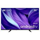 Smart TV Multi 4K 55 Polegadas TL061M Android Com Espelhamento de Tela - MULTILASER