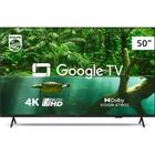 Smart TV Philips 50" 4K, Google TV, Comando de Voz, Dolby Vision/Atmos, Bluetooth - 50PUG7408/78