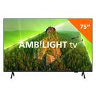 Smart TV Philips 75 polegadas 4K com Ambilight UHD, LED, PUG7908/78