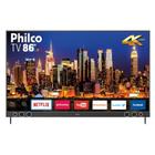 Smart Tv Phlico 86 Polegadas 4K Ultra HD PTV86P50SNSG