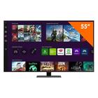 Smart TV Samsung 55” 4K Ultra HD, QLED QN55Q80BAGXZD, Wi-fi Integrado